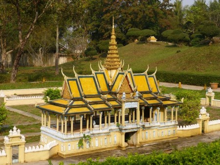 カンボジア  シエムリアップの民俗文化村でクメール文化体験 【カンボジア】