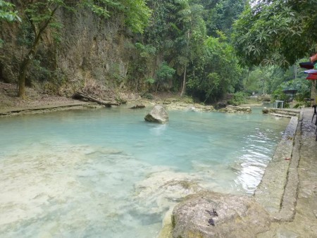 フィリピン  セブ最大の滝 カワサンフォールで癒される
