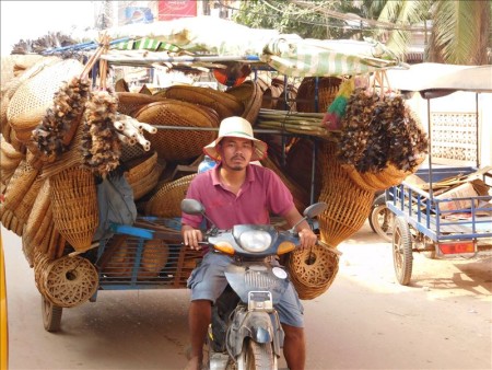 カンボジア  シェムリアップの街をブラブラ