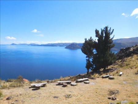 ボリビア  チチカカ湖を一望できる絶景スポット