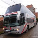ボリビア  コパカバーナ ⇒ ラパスのバス移動_湖の上をバスが横断 【ボリビア】