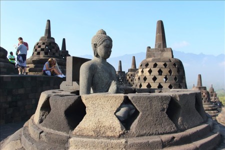 インドネシア  神秘的な世界遺産「ボロブドゥール」を見学【ジョグジャカルタ】