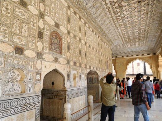 インド  大迫力の世界遺産「アンベール城」内部を見学【ジャイプル】