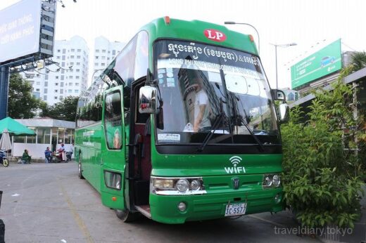 ベトナム  ホーチミン ⇒ プノンペン_デタムストリートからカンボジアへバス移動